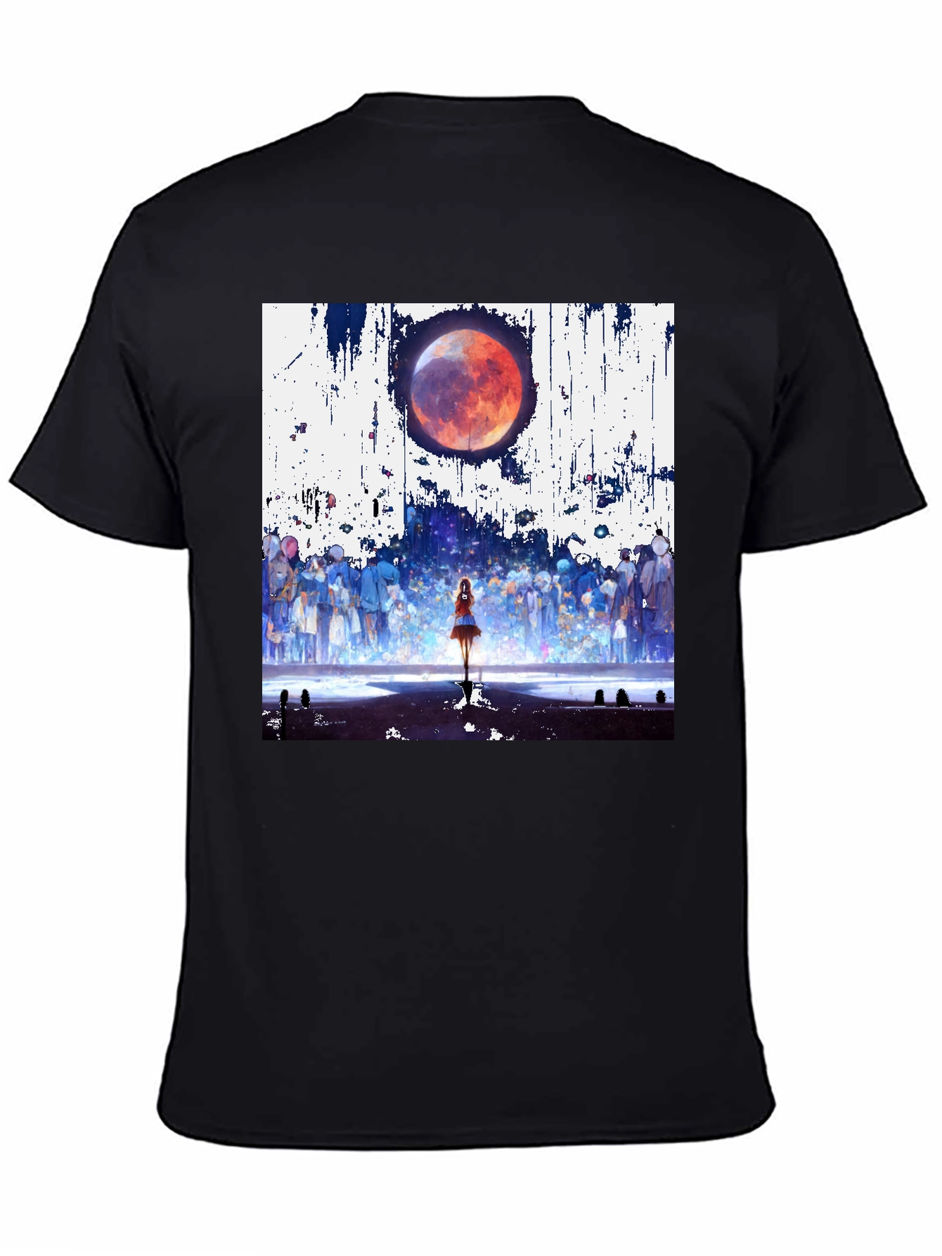 Anime Blood Moon T-Shirt