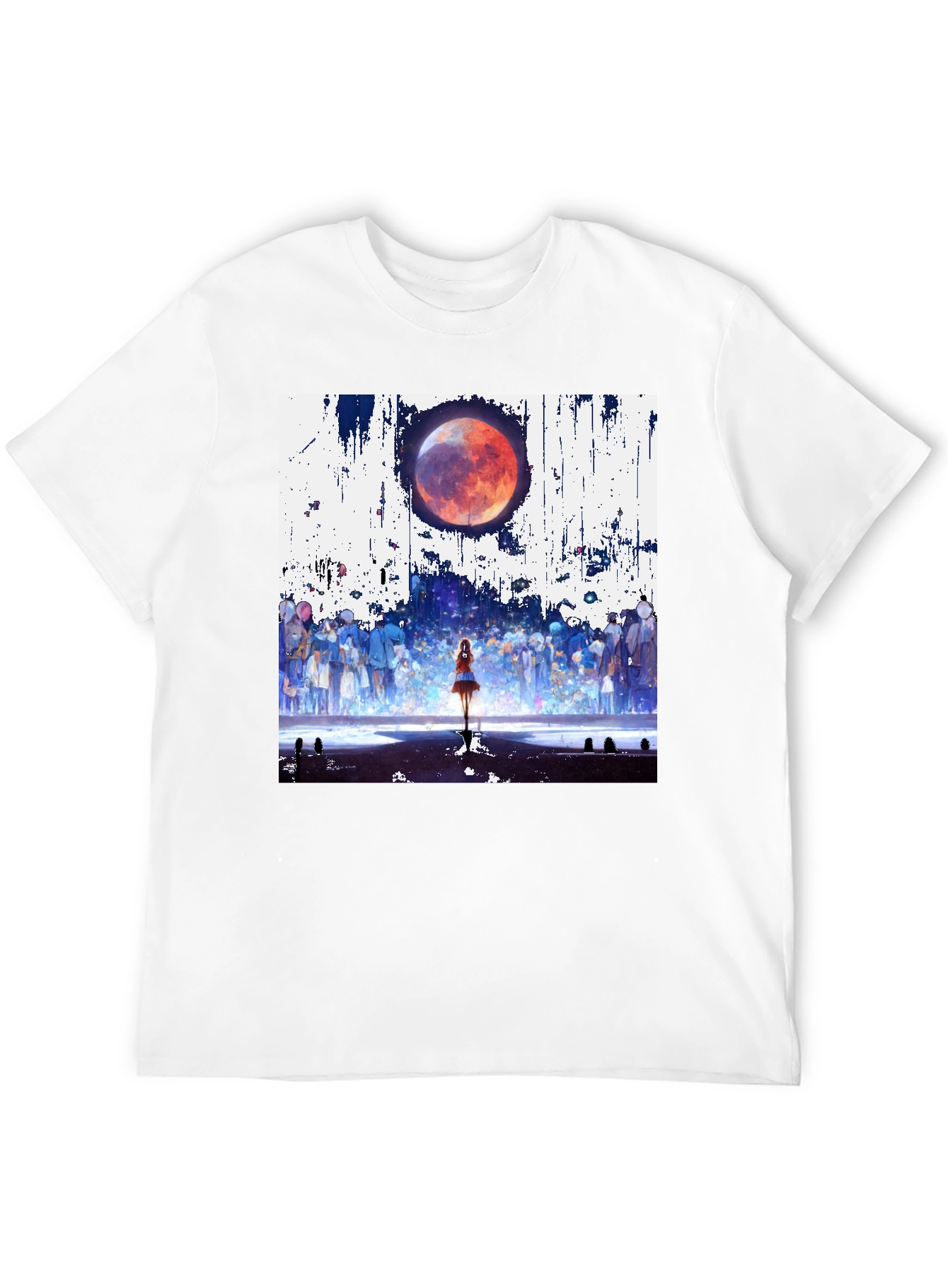 Anime Blood Moon T-Shirt