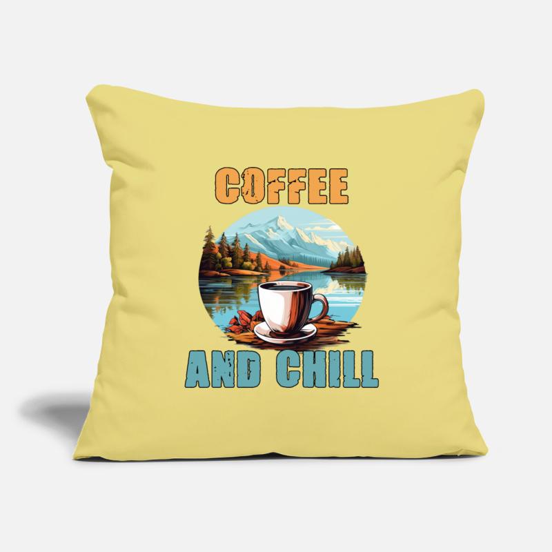 Coffee And Chill Vintage Mountain Nature Scene