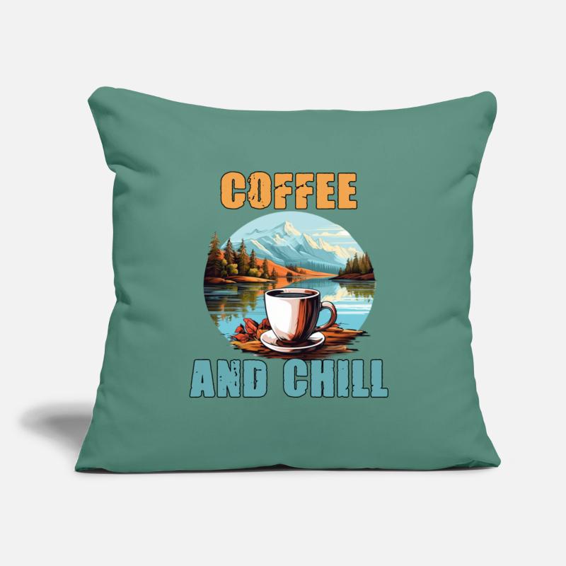 Coffee And Chill Vintage Mountain Nature Scene