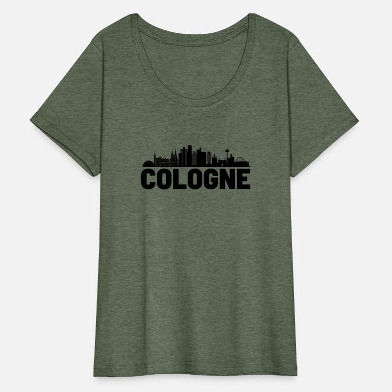 Cologne city silhouette