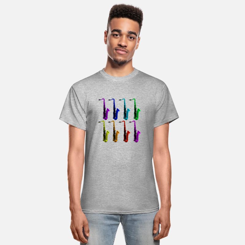 colored saxophones