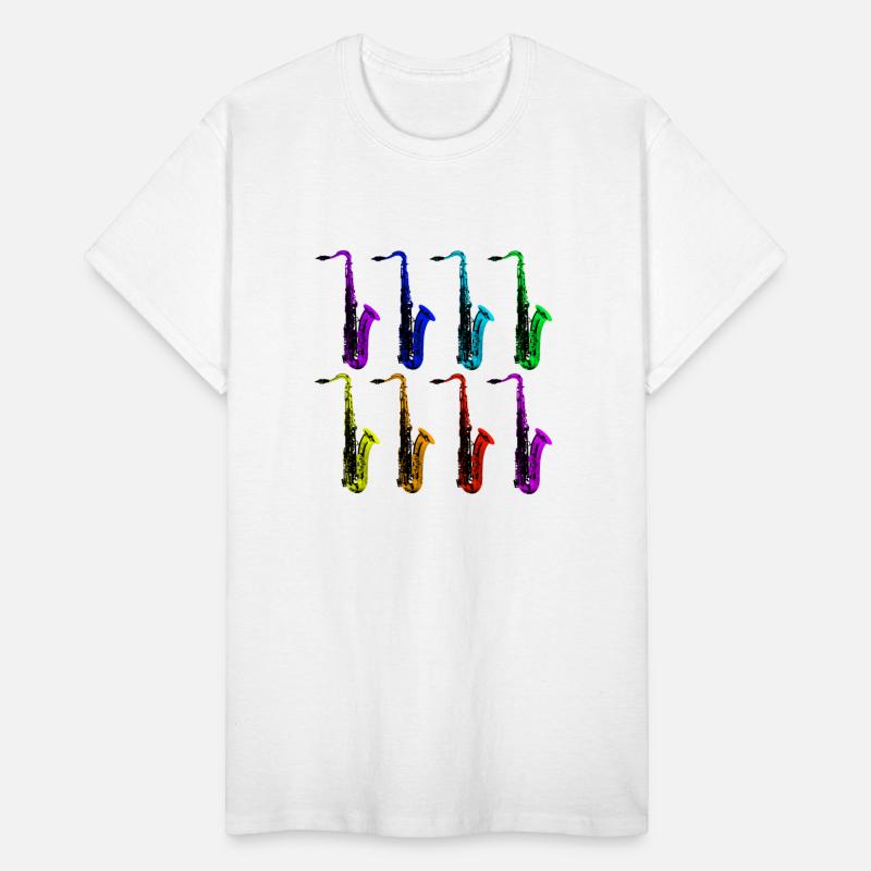 colored saxophones