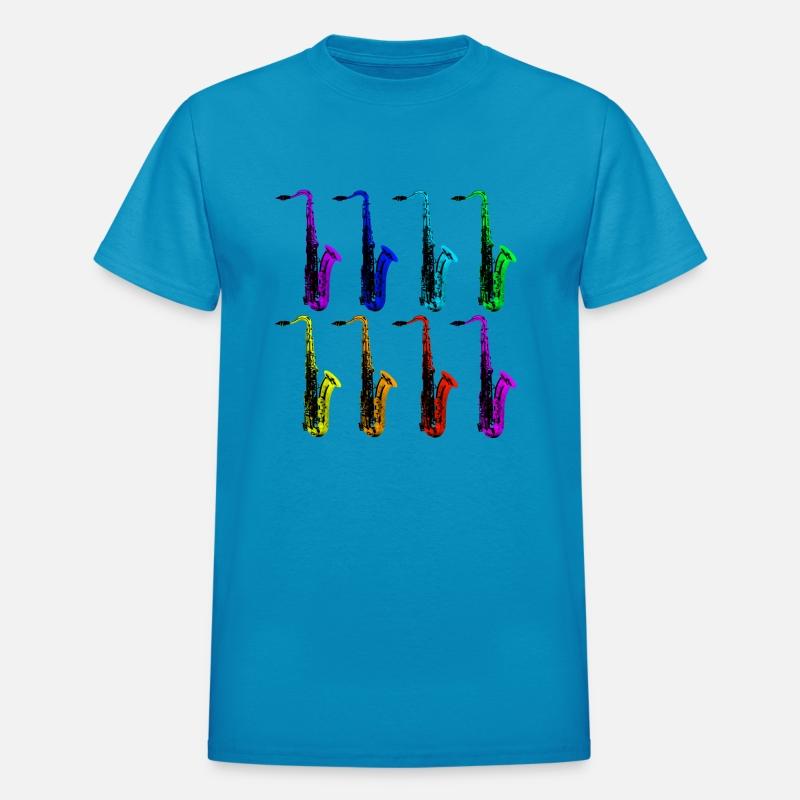colored saxophones