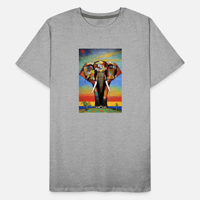 Colorful Elephant Painting