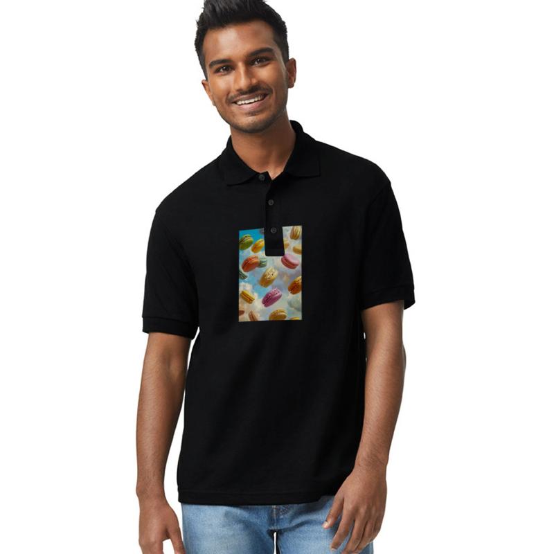 Colorful Macarons in the Sky