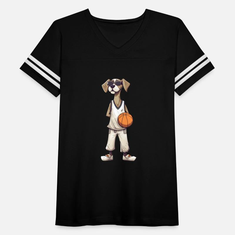 cool basketball dog