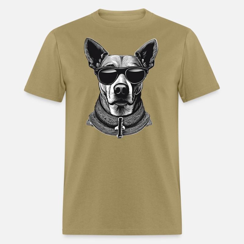Cool Dog in Sunglasses - Vintage Style Art