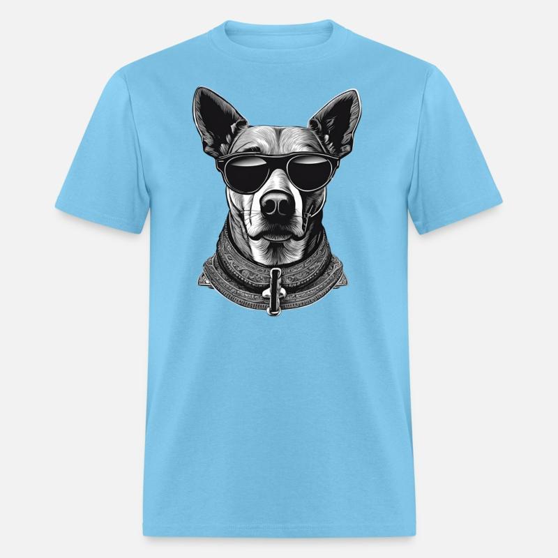 Cool Dog in Sunglasses - Vintage Style Art