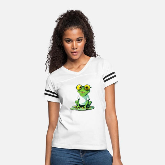 Cool Frog on a Lily Pad