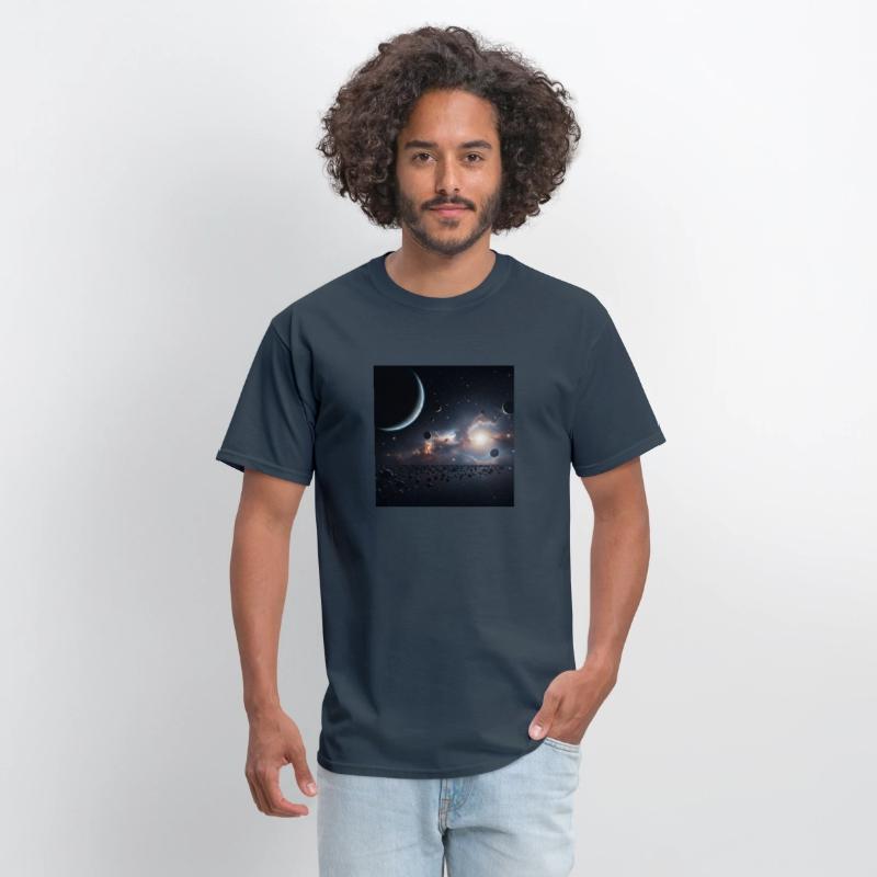 Cosmic Odyssey Space Art Tee
