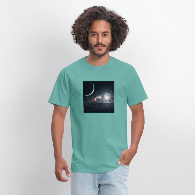 Cosmic Odyssey Space Art Tee