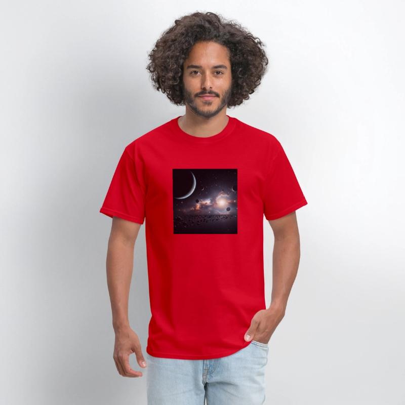 Cosmic Odyssey Space Art Tee