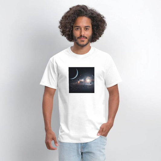 Cosmic Odyssey Space Art Tee