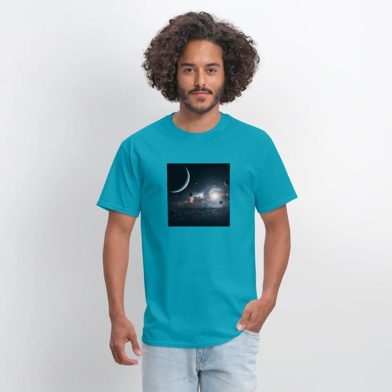Cosmic Odyssey Space Art Tee