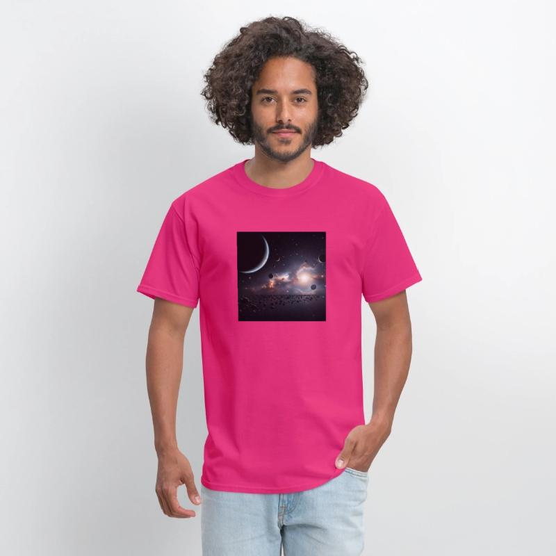 Cosmic Odyssey Space Art Tee