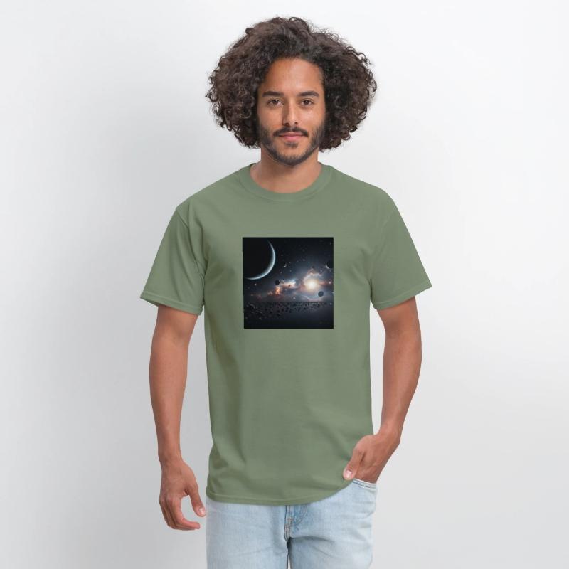 Cosmic Odyssey Space Art Tee