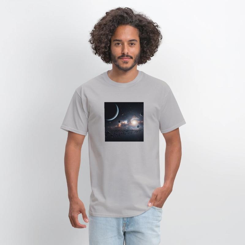 Cosmic Odyssey Space Art Tee