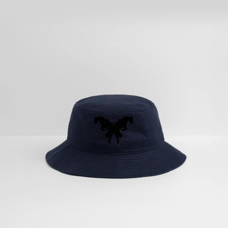 cowboy saddled horses jumping duo