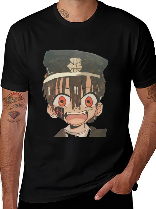 Anime Hanako-kun Black Graphic T-Shirt