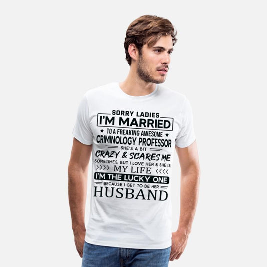 Criminology Professor Saying For Husband