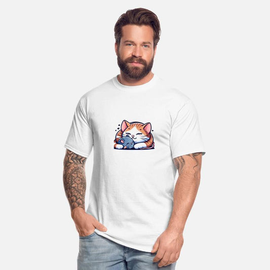 Cuddling Cat And Mouse In Love