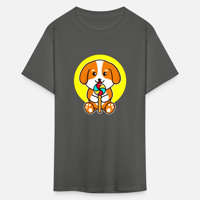 Cute Dog Eating Candy Pet Lover