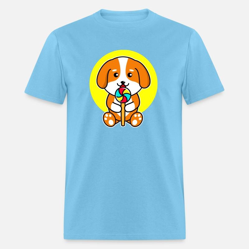 Cute Dog Eating Candy Pet Lover