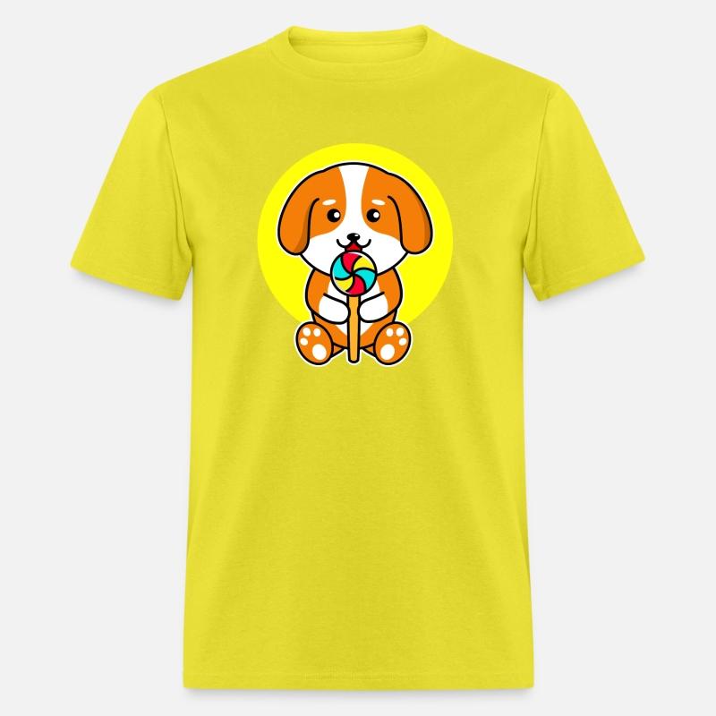 Cute Dog Eating Candy Pet Lover