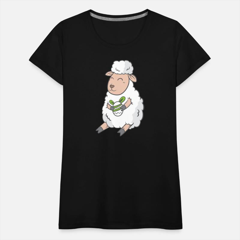 Cute Easter Egg Happy Animal Sheep Gift