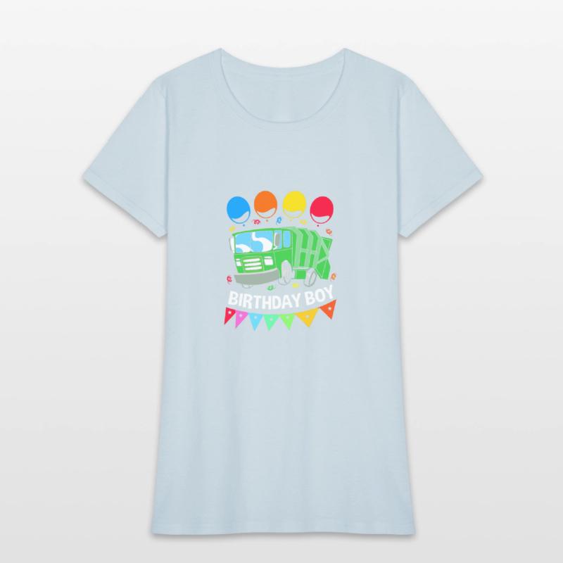 Cute Garbage Trucks Birthday Boy Garbage Truck
