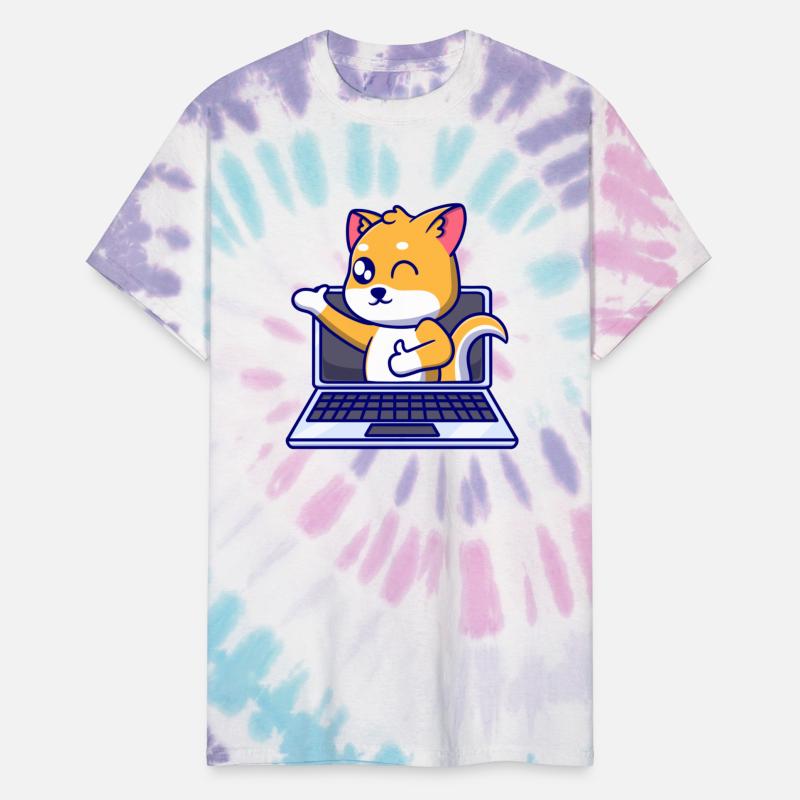 Cute puppies cartoon illustration