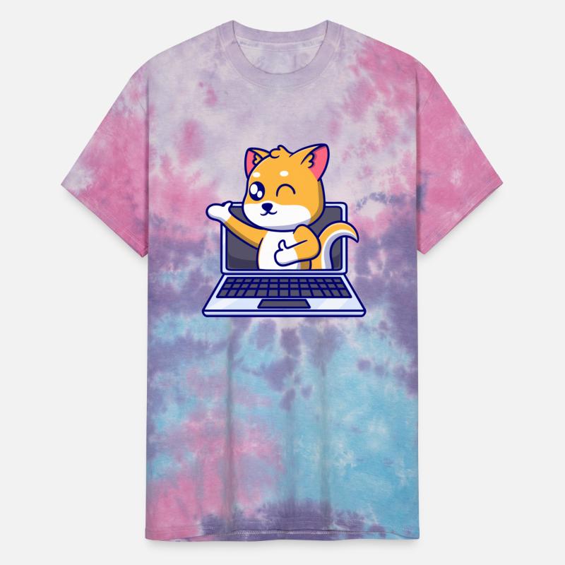 Cute puppies cartoon illustration