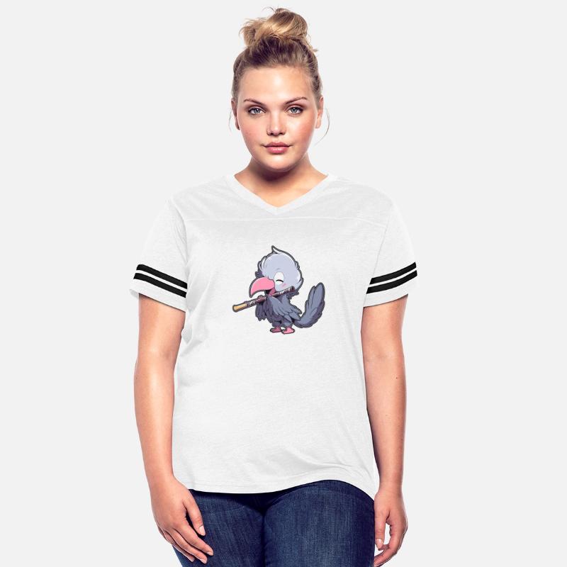 Cute Shoebill Playing Flute