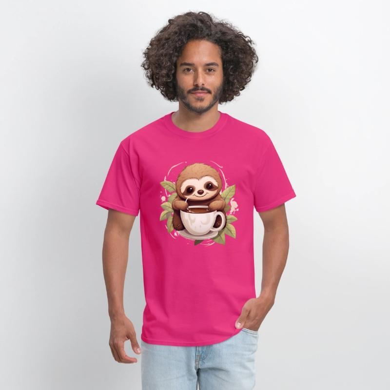 Cute Sloth Coffee Lover