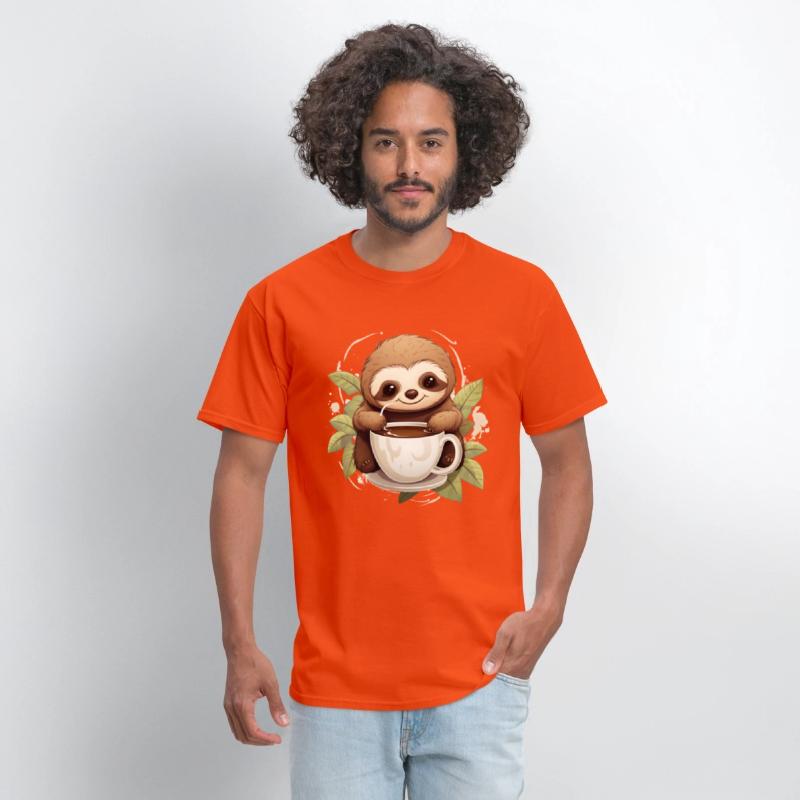 Cute Sloth Coffee Lover