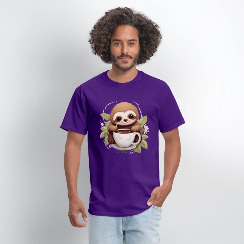 Cute Sloth Coffee Lover