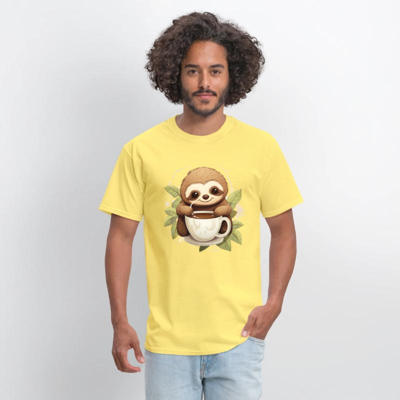 Cute Sloth Coffee Lover