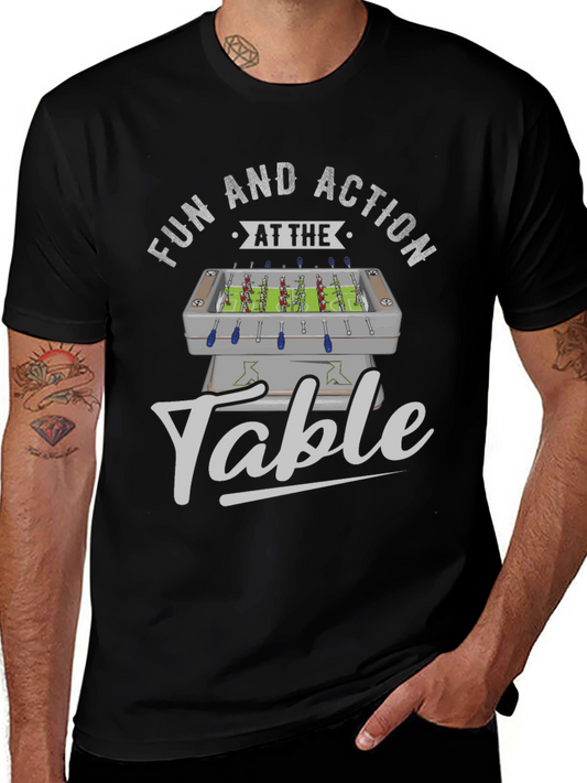 Fun and Action at the Table Graphic Tee