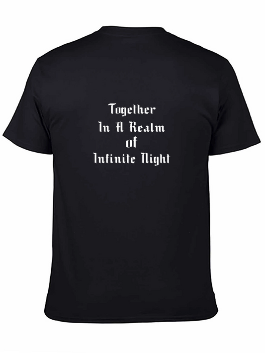 Together in Infinite Night Black T-Shirt