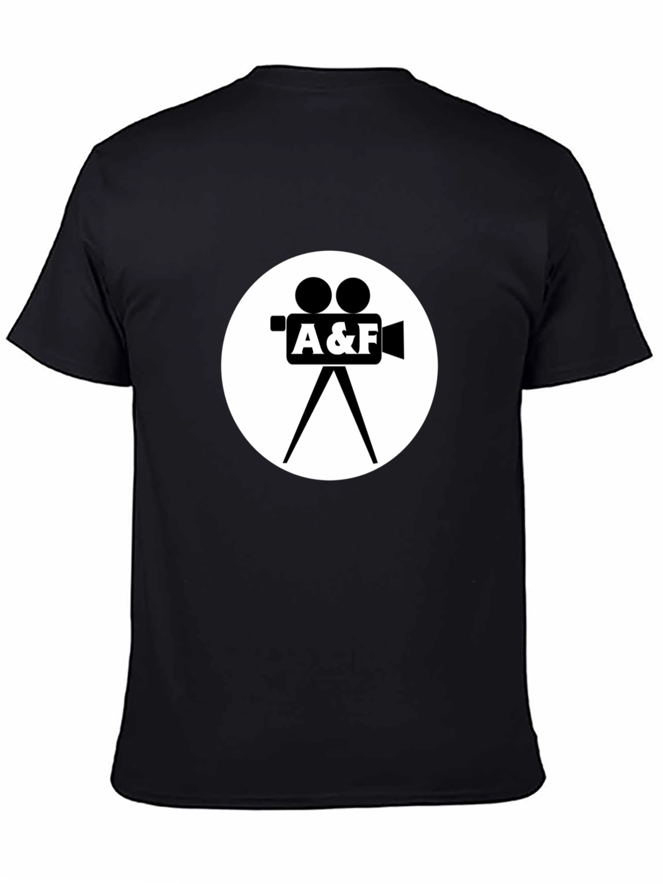 A&F Camera Graphic Black T-Shirt