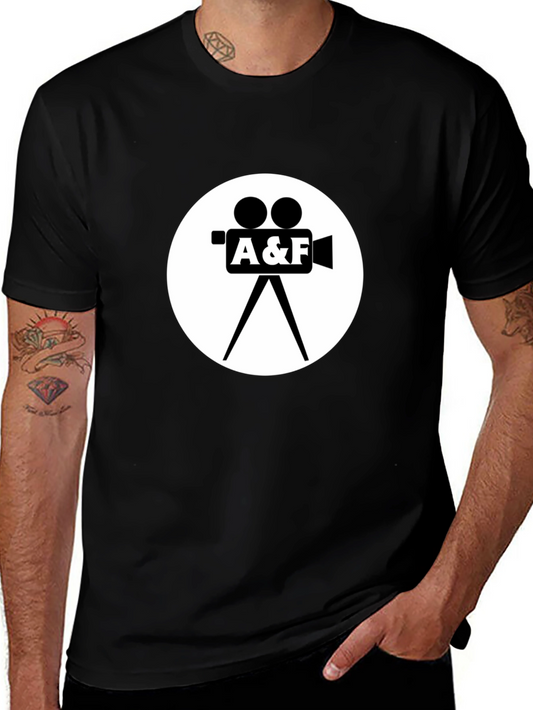 A&F Camera Graphic Black T-Shirt