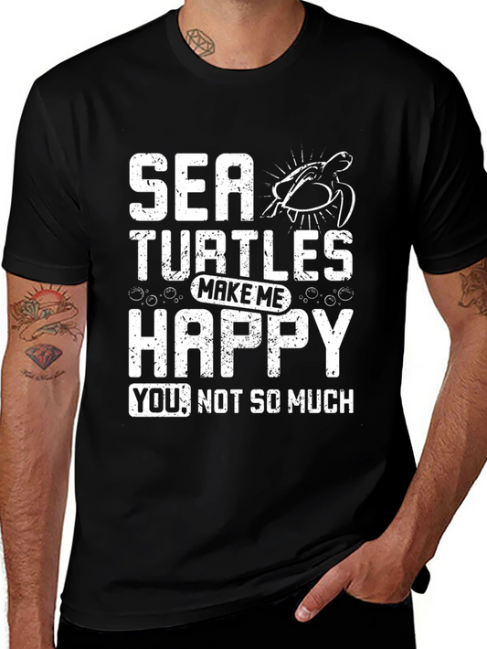 Sea Turtles Make Me Happy T-Shirt