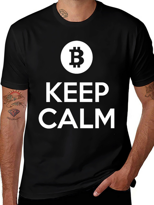 Keep Calm Bitcoin Crypto T-Shirt