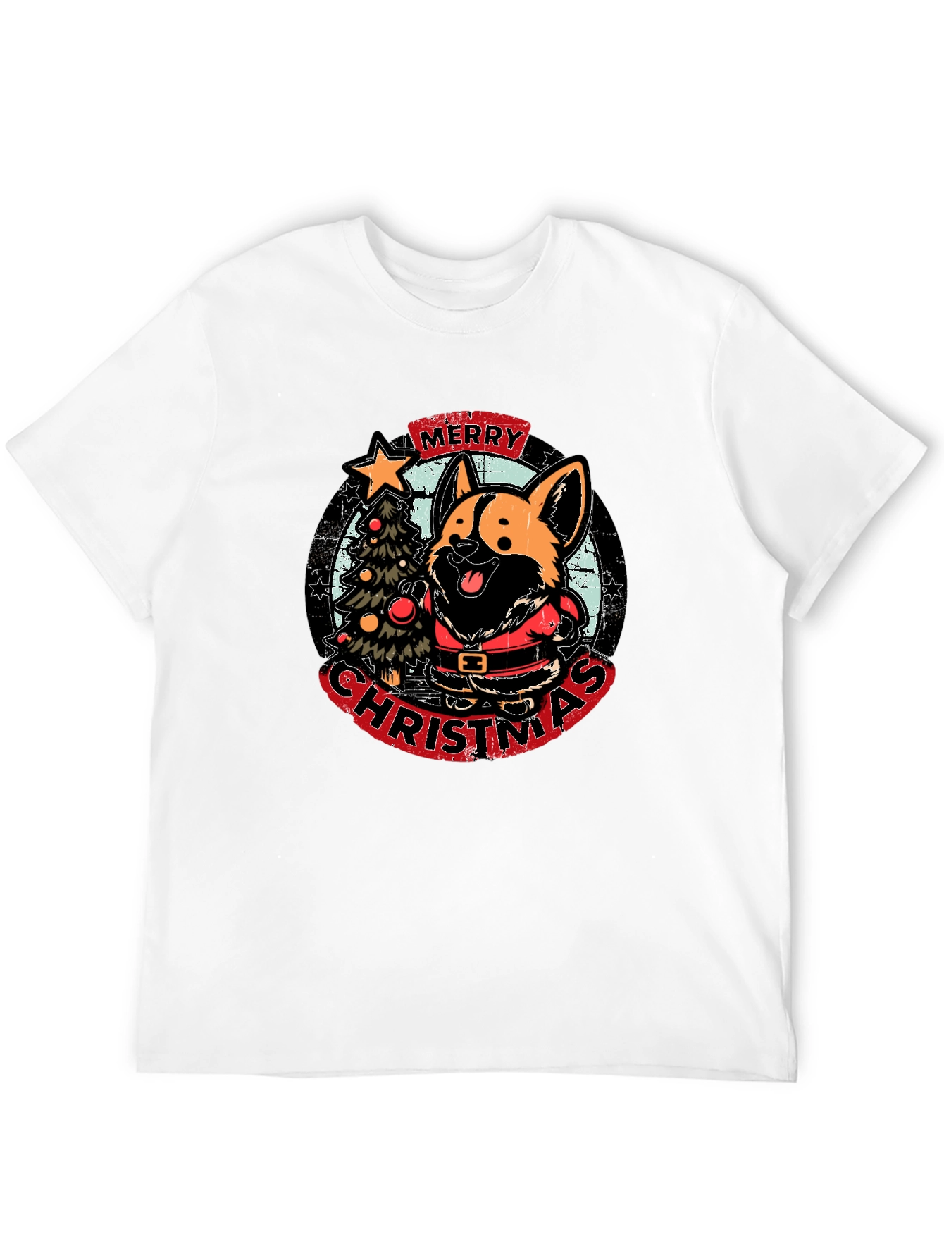 Merry Christmas Corgi T-Shirt
