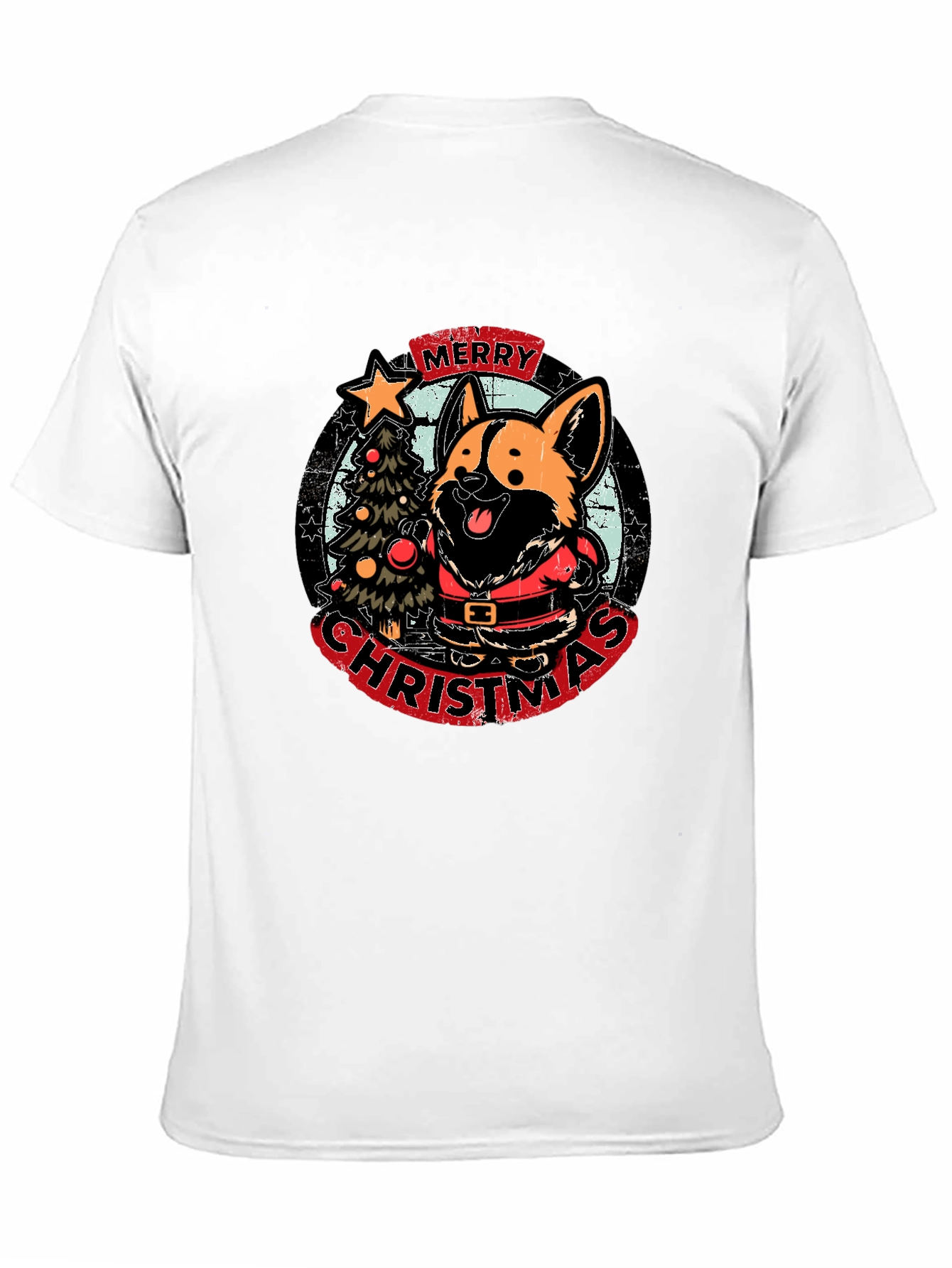 Merry Christmas Corgi T-Shirt