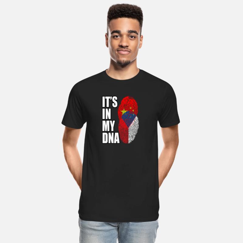 Czech And Chinese Mix Heritage DNA Flag