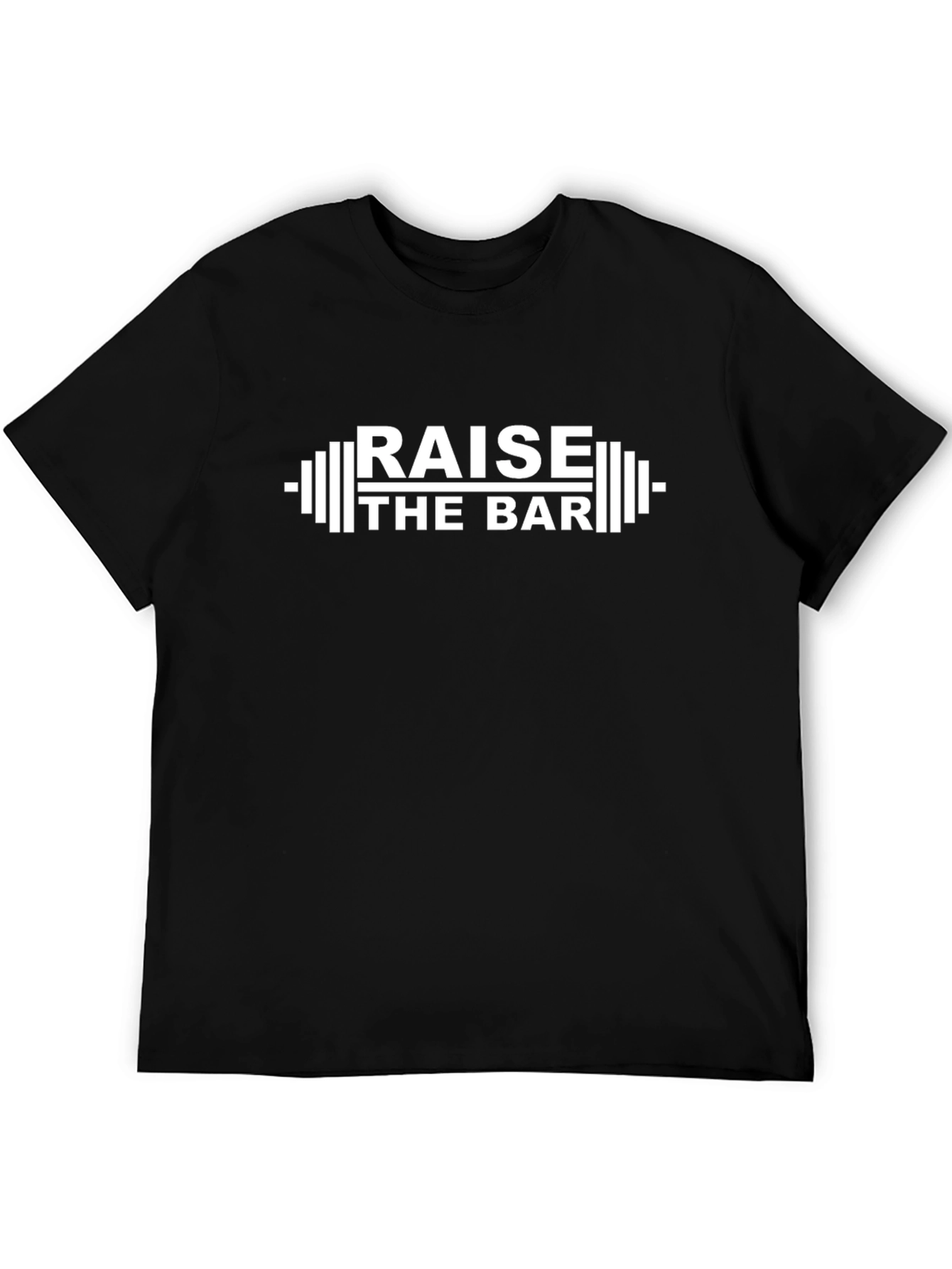 Raise The Bar Graphic T-Shirt - Black