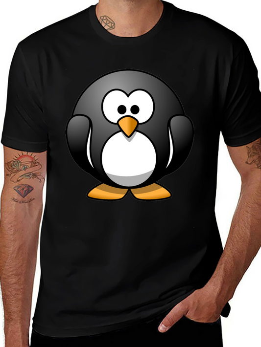Penguin Graphic Tee - Soft Cotton Crewneck