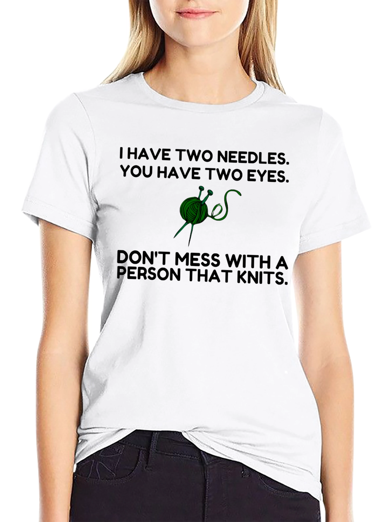 Knitting Lover T-Shirt - Dont Mess With Knits